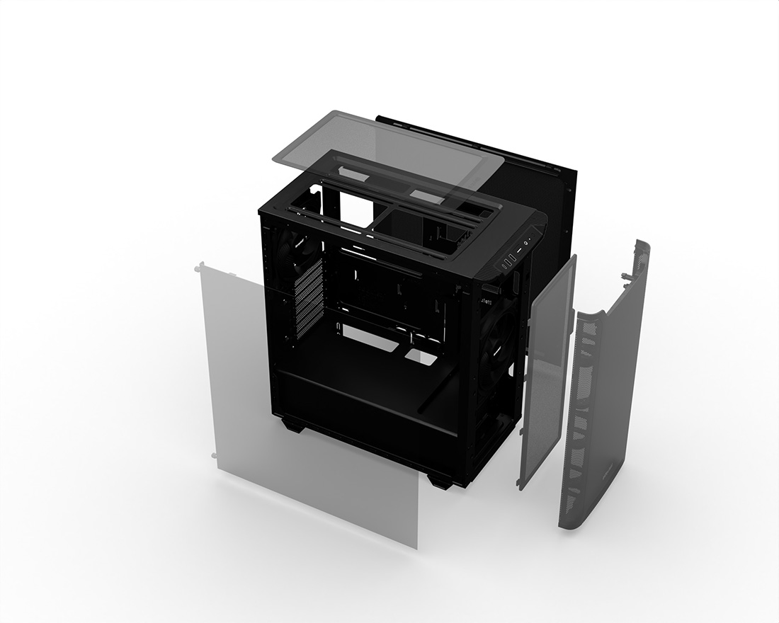 PURE BASE 501 | Black silent essential PC cases from be quiet!